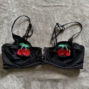 Urban outfitters sheer cherries bra size 34D